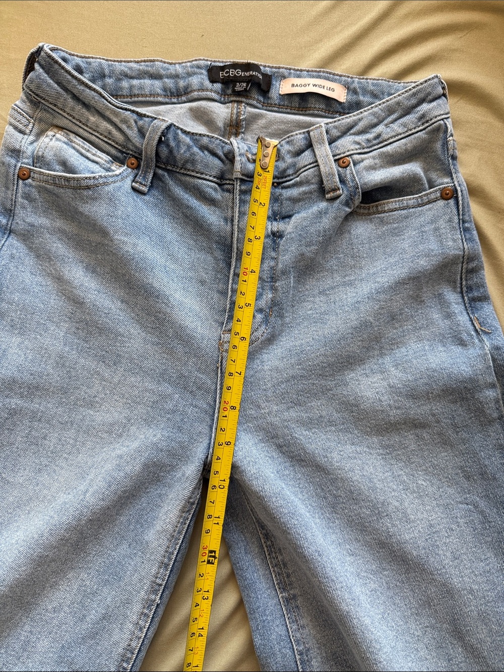 BCBGeneration Light Blue Straight Leg Jeans - Picture 4 of 11